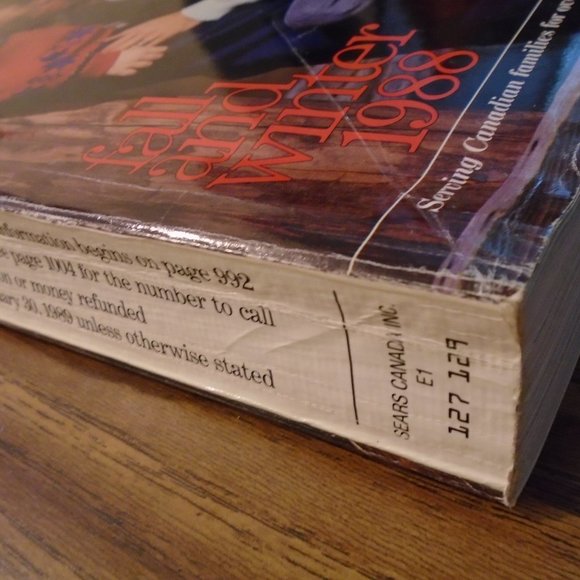 1988 SEARS CANADA, FALL AND WINTER, DEPARTMENT STORE CATALOG. THICK AND RARE!!! - Picture 4 of 6